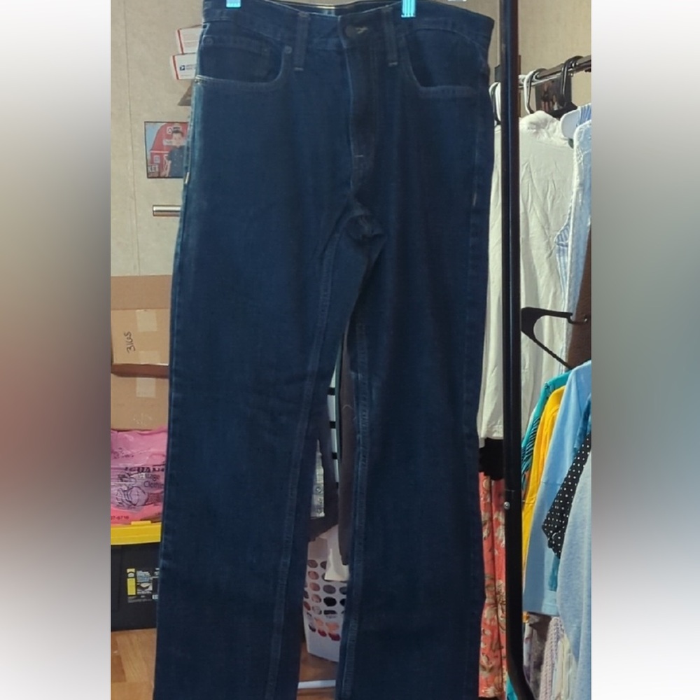 Old Navy Dark Blue Men's Straight Leg Jeans